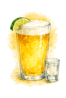 Cerveza y Tequila